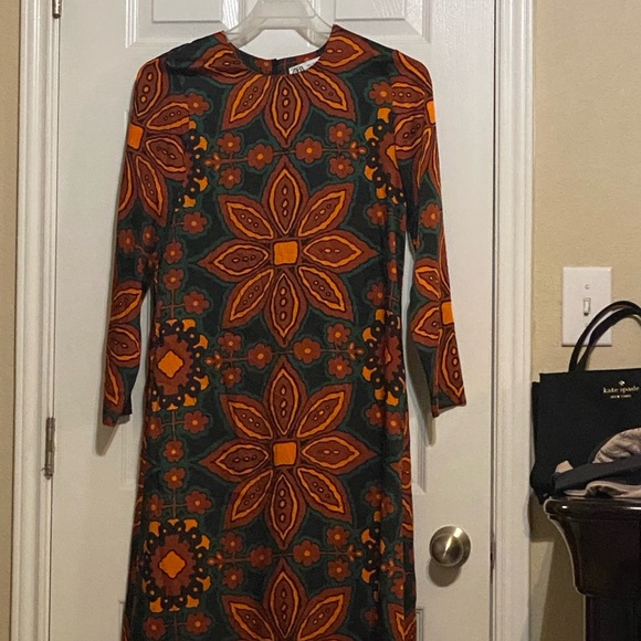 Zara Multicolor Long Sleeve Dress - Picture 8 of 8